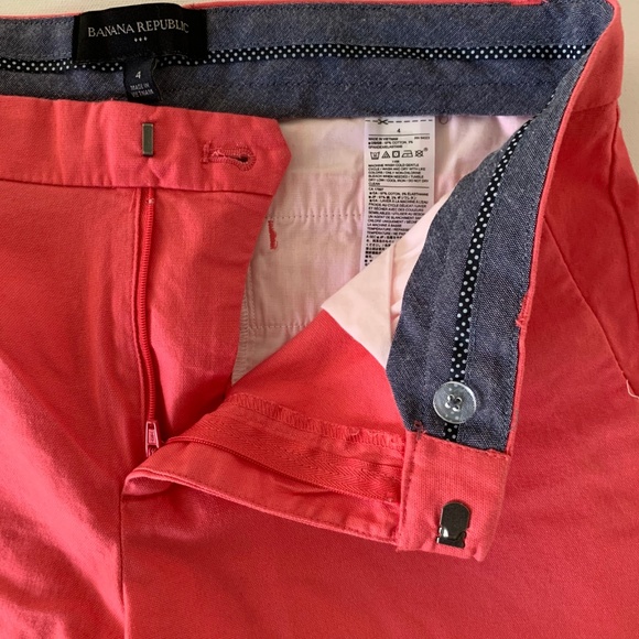 Banana Republic Tailored Bright Pink Shorts - EUC - Picture 4 of 5